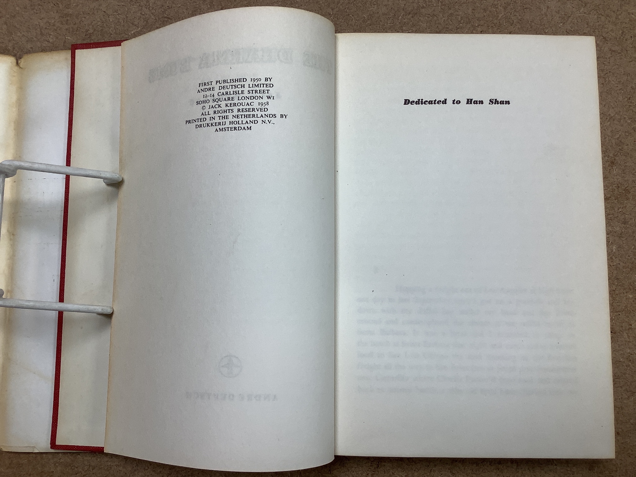 Kerouac, Jack - 3 works - On The Road, 1st English edition, original cloth with unclipped d/j, London, 1958; The Town and the City, 1st UK edition, original cloth with unclipped d/j , ragged and with loss to head of spin